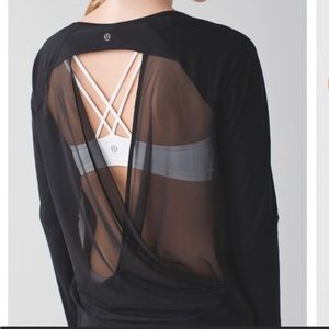 Lululemon If You're Lucky Long Sleeve Tee- Size 4